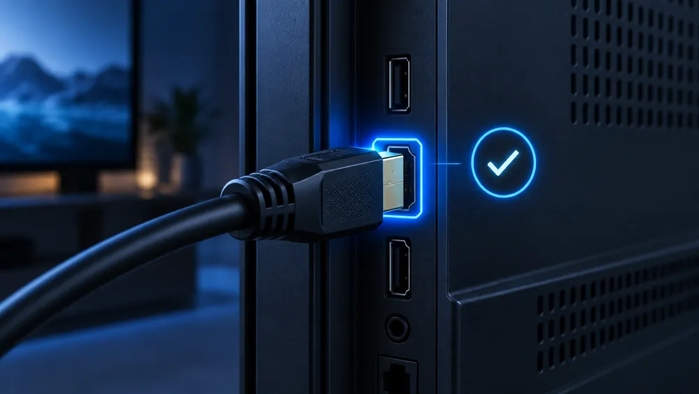 iptv check hdmi connection