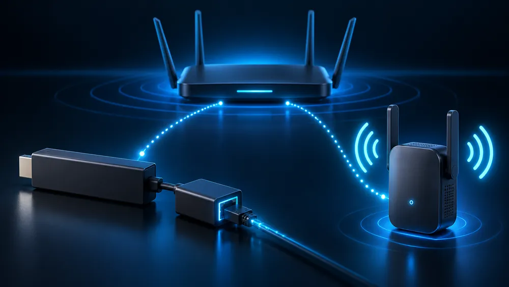 iptv wired connection firestick