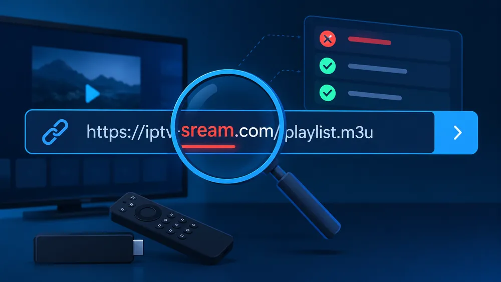 m3u url typo check
